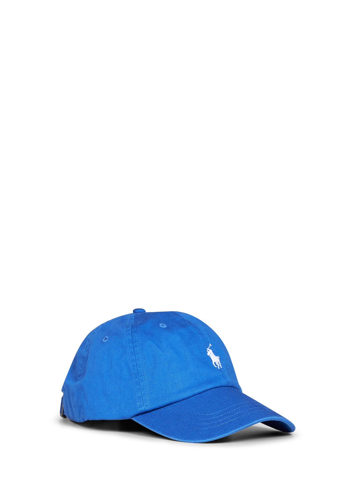 Blue cotton chino Pony embroidered baseball cap