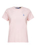 T-shirt girocollo Classic-Fit in jersey rosa