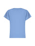 Light blue jersey Classic-Fit crewneck T-shirt<BR/>