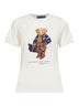 Warm white cotton jersey Polo Bear T-shirt