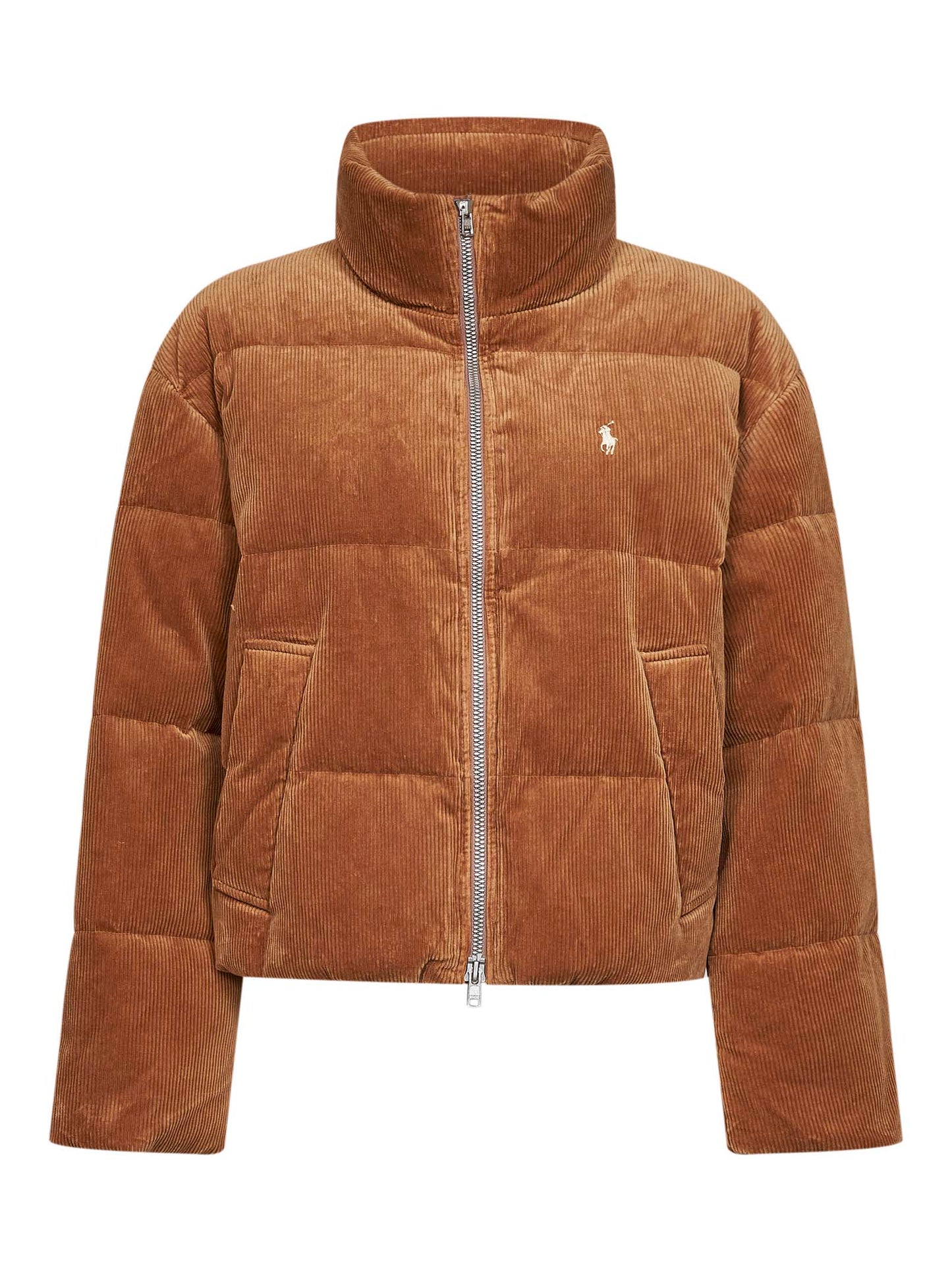 Tan corduroy padded jacket