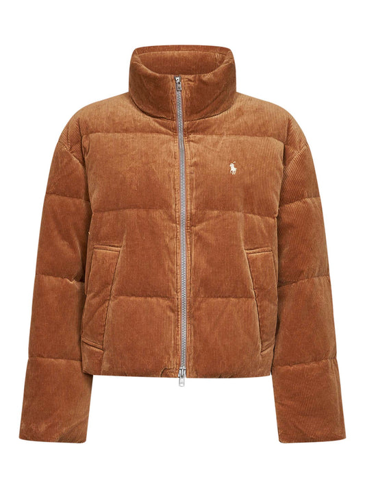 Tan corduroy padded jacket