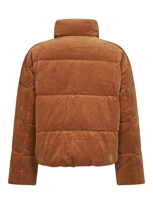 Tan corduroy padded jacket
