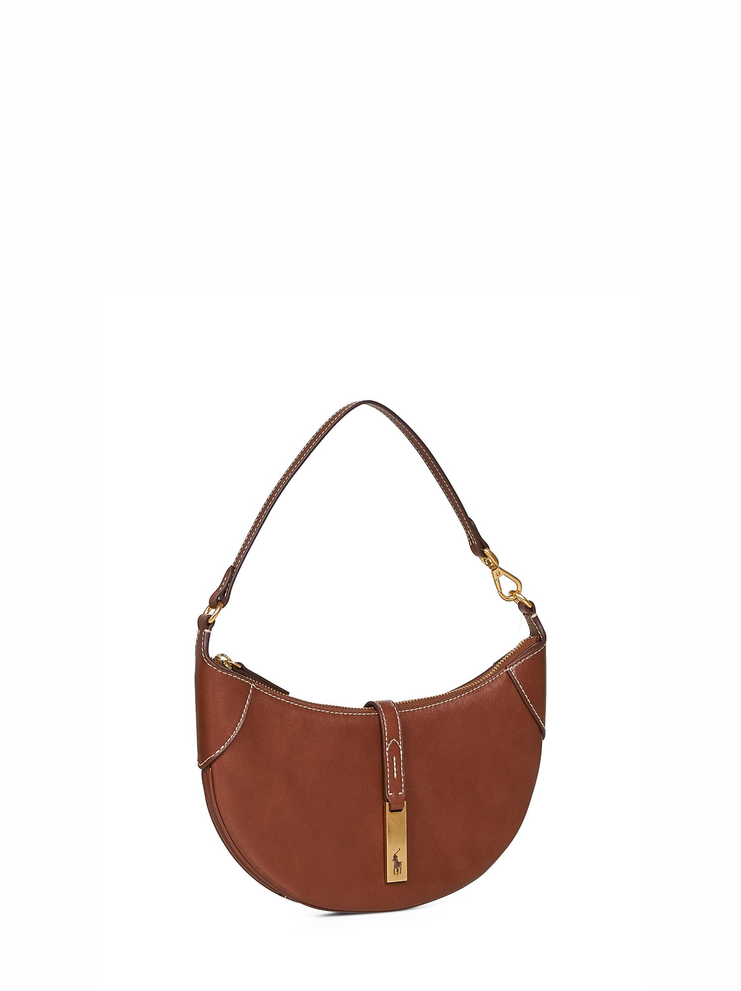 Borsa a spalla mini Polo ID cuoio