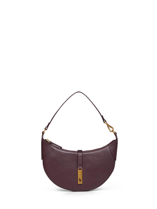 Midnight merlot Polo ID mini shoulder bag