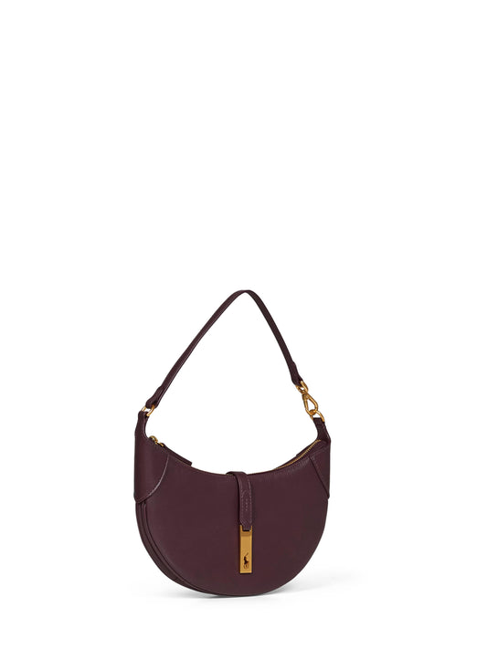 Midnight merlot Polo ID mini shoulder bag