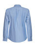 Camicia Oxford Slim-Fit in cotone azzurro