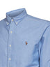 Camicia Oxford Slim-Fit in cotone azzurro