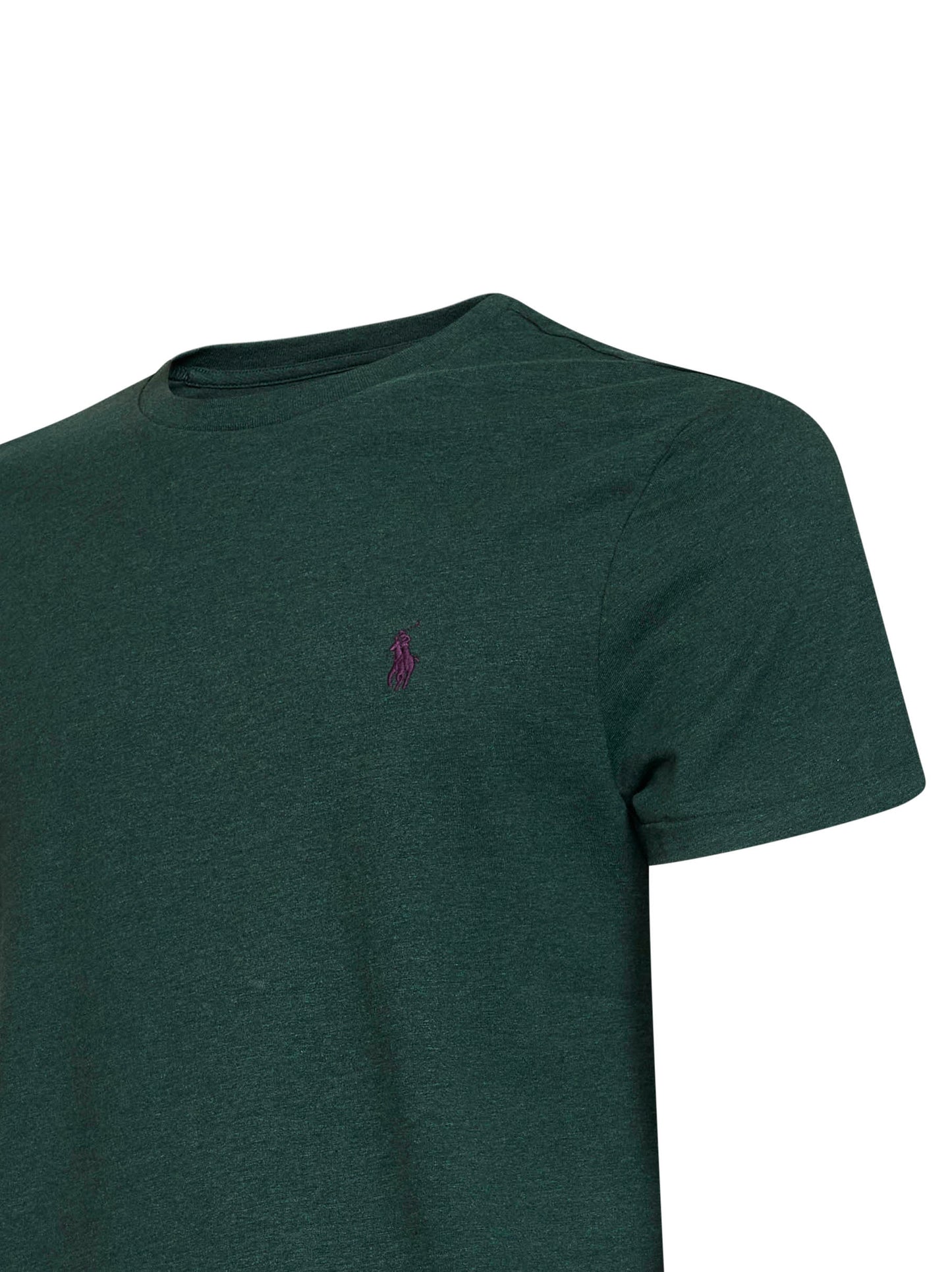 T-shirt mezza manica in cotone verde