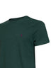 T-shirt mezza manica in cotone verde