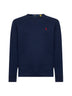 Blue cotton blend RL sweatshirt