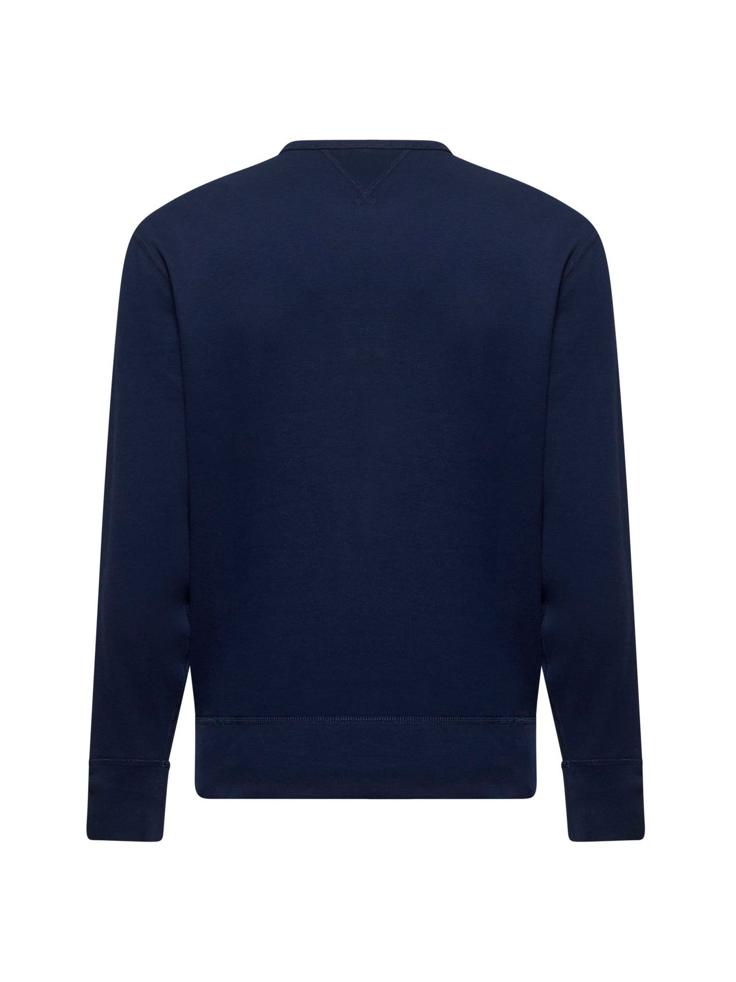 Blue cotton blend RL sweatshirt