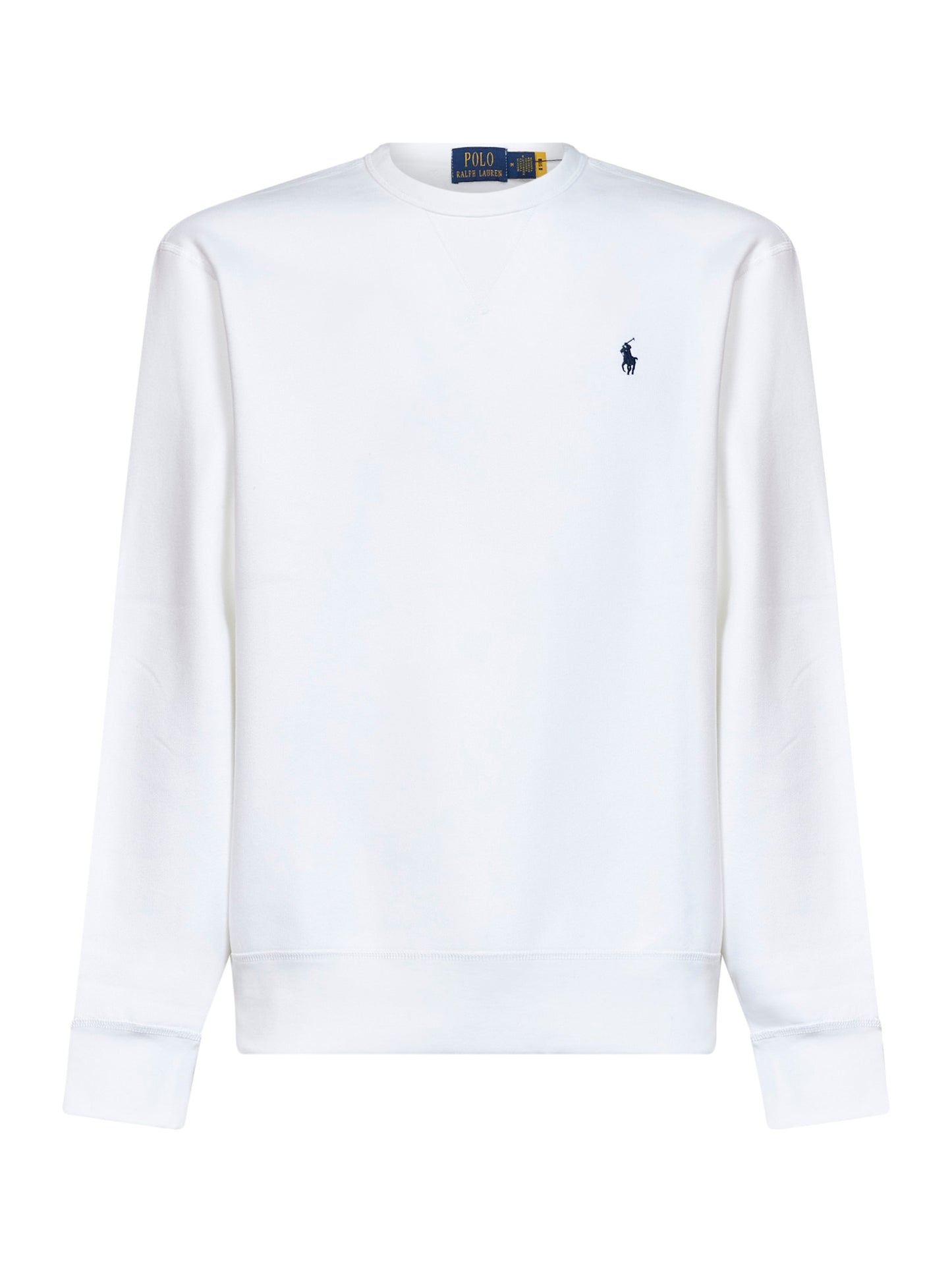 White cotton blend RL sweatshirt