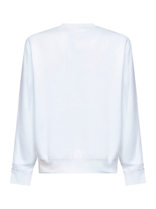 White cotton blend RL sweatshirt
