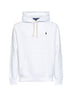 White cotton blend hoodie