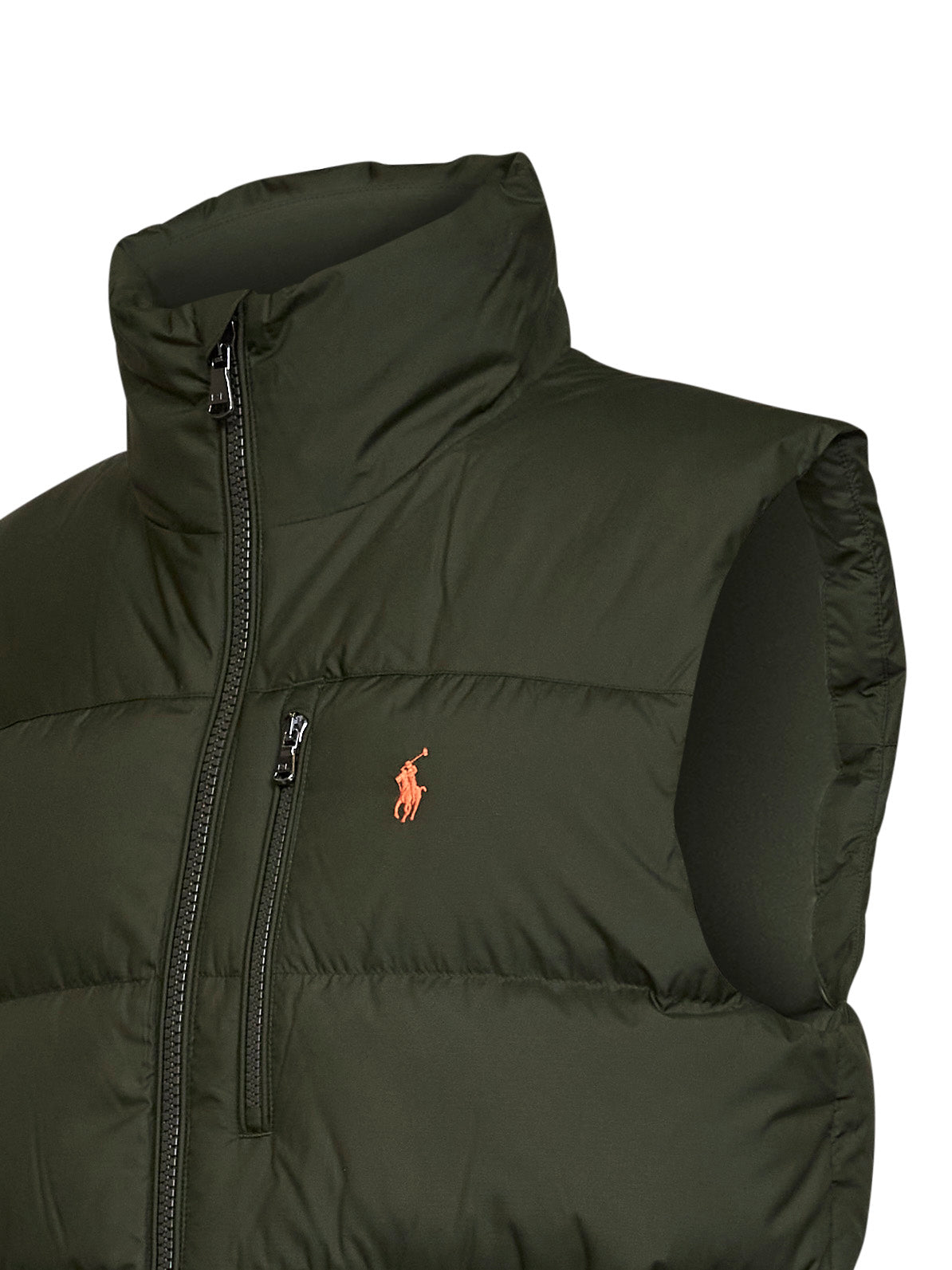 Olive green The Gorham padded vest