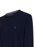 Maglione girocollo con logo blu