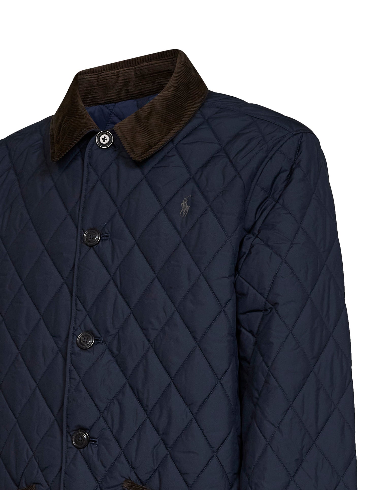 Giacca Barn in nylon trapuntato blu navy