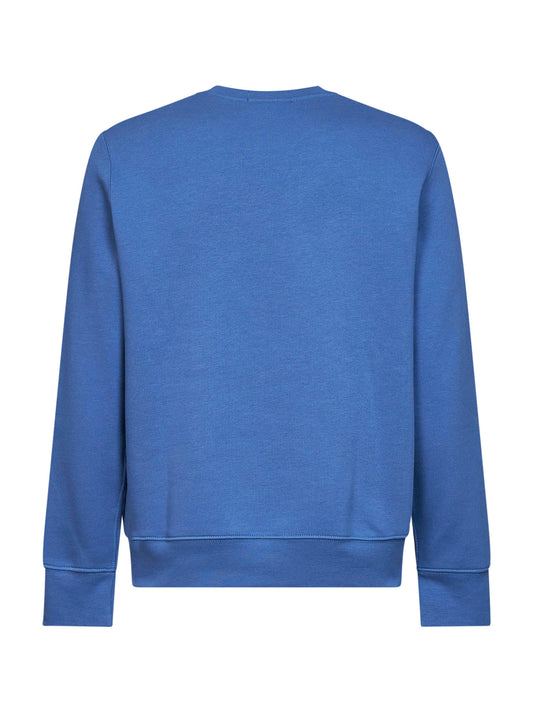 Light blue cotton blend Polo Bear sweatshirt