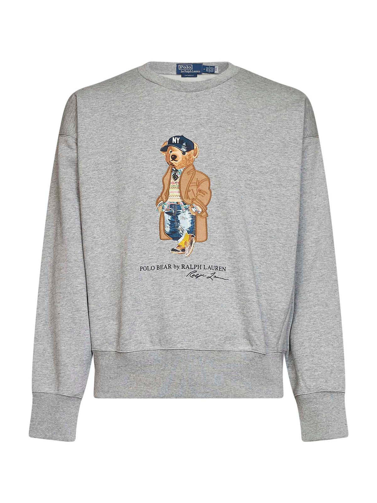 Andover heather cotton-blend Polo Bear sweatshirt