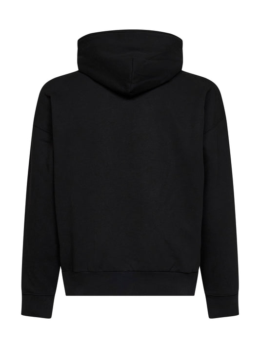 Black cotton-blend Polo Bear hoodie