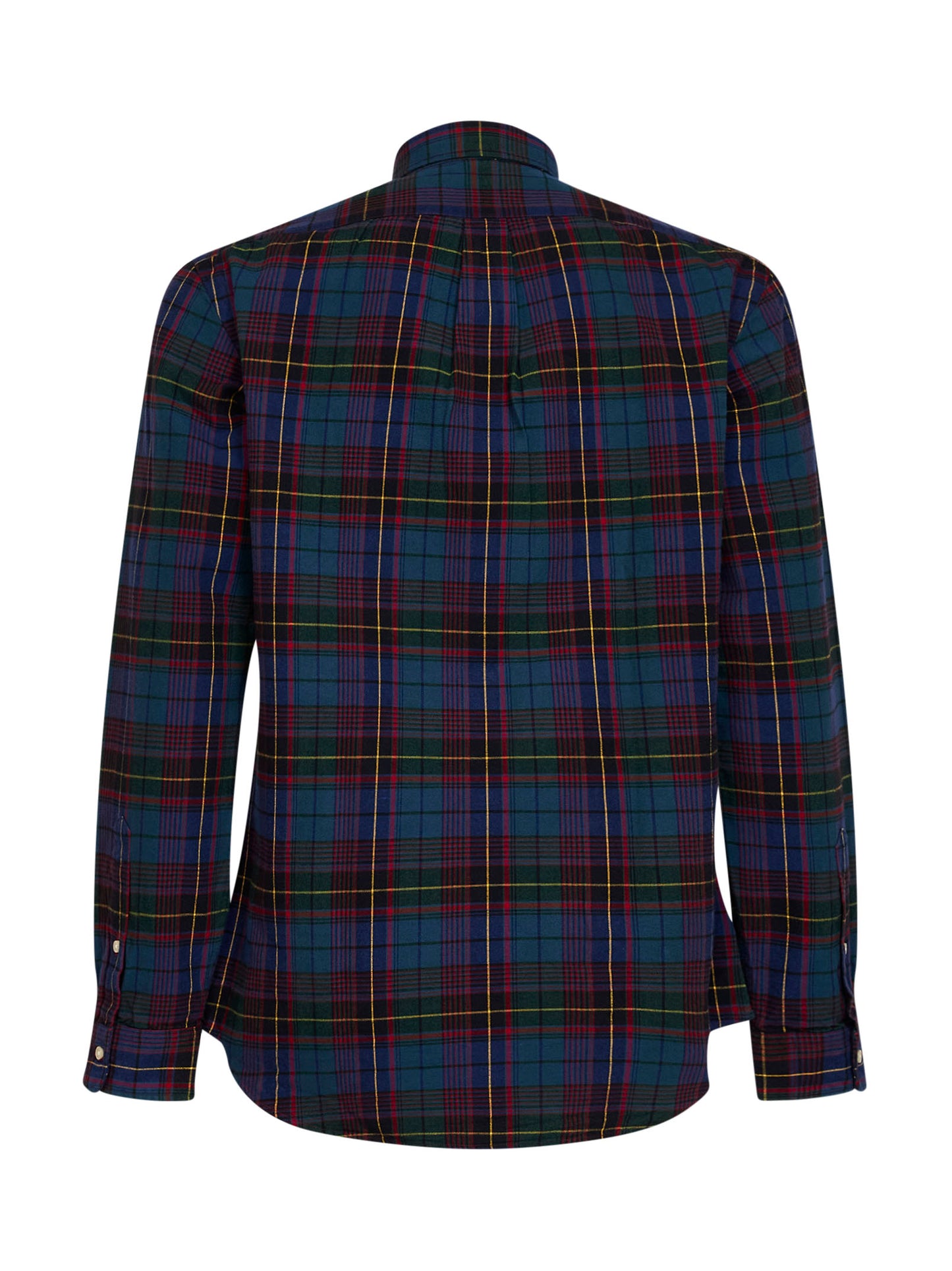 Camicia Oxford spazzolata in cotone multicolore