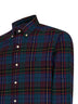 Camicia Oxford spazzolata in cotone multicolore
