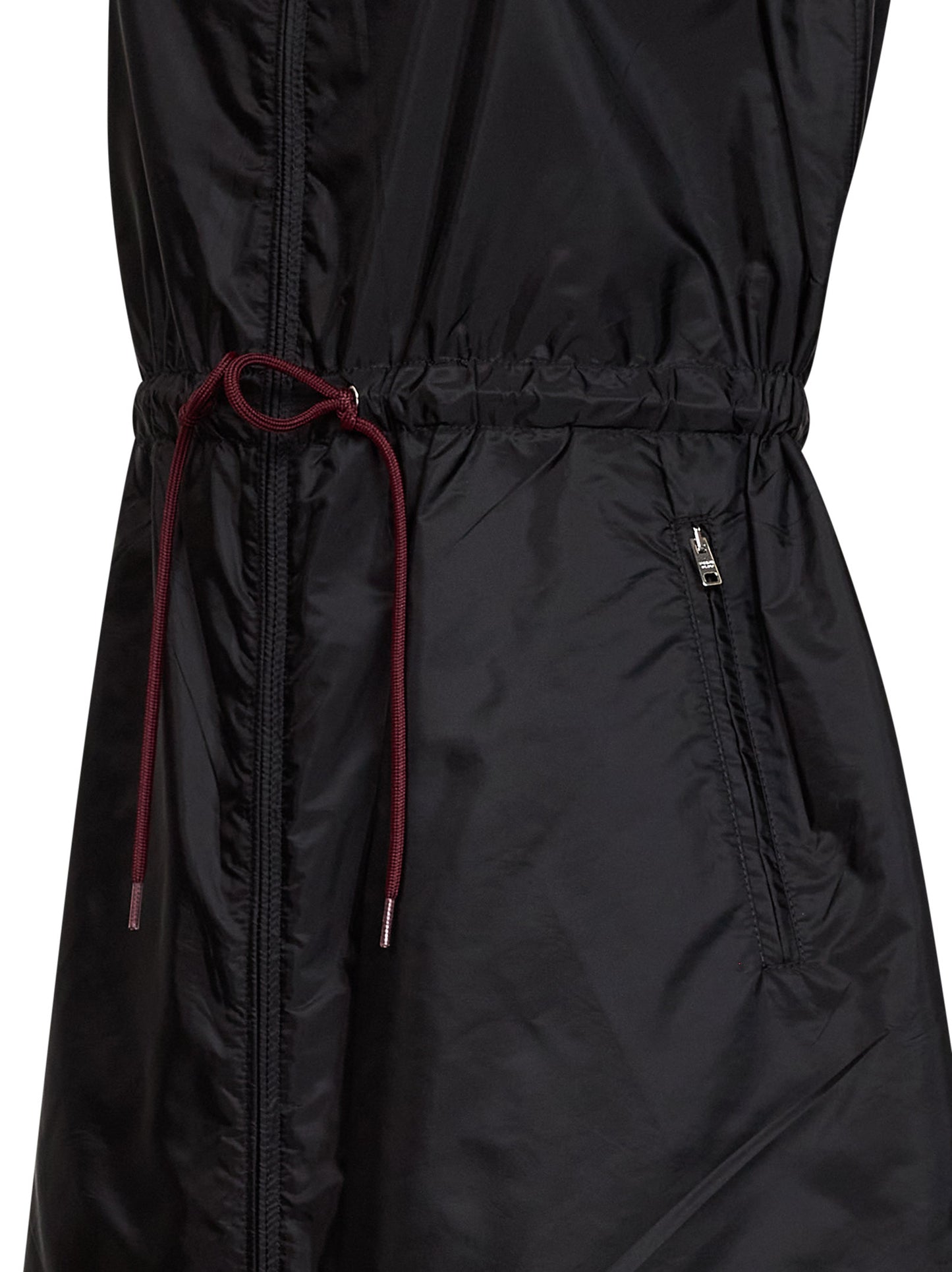 Black lightweight Re-Nylon short dress