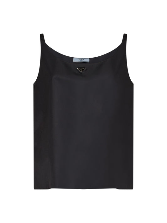 Black Re-Nylon top