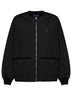Black lightweight quilted Re-Nylon jacket