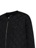 Black lightweight quilted Re-Nylon jacket