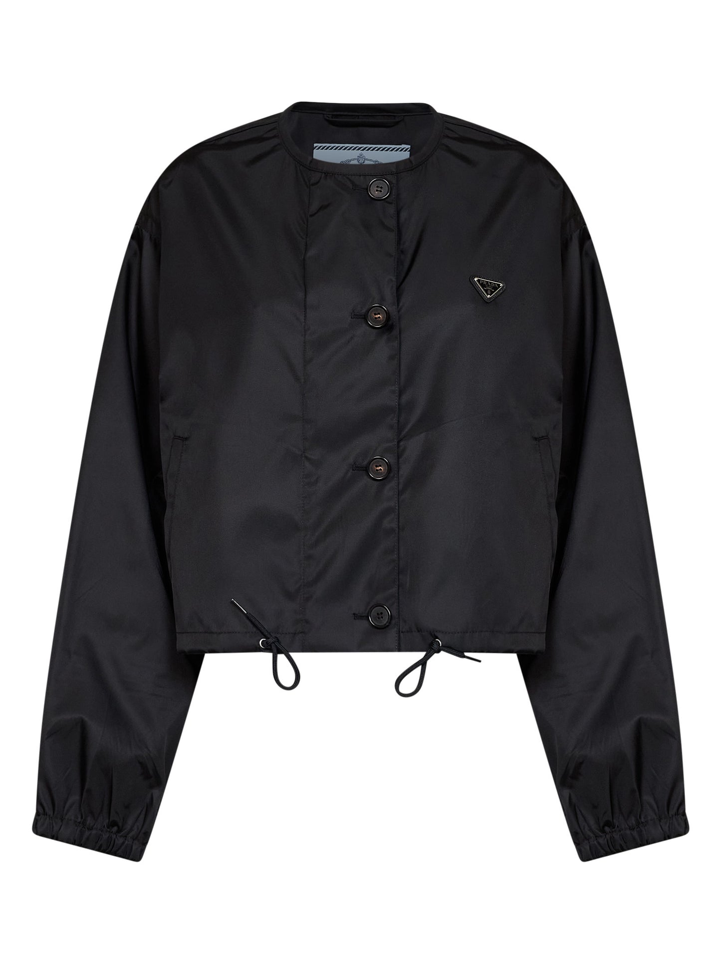 Blouson in Re-Nylon leggero nero