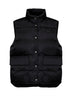 Gilet imbottito in Re-Nylon nero