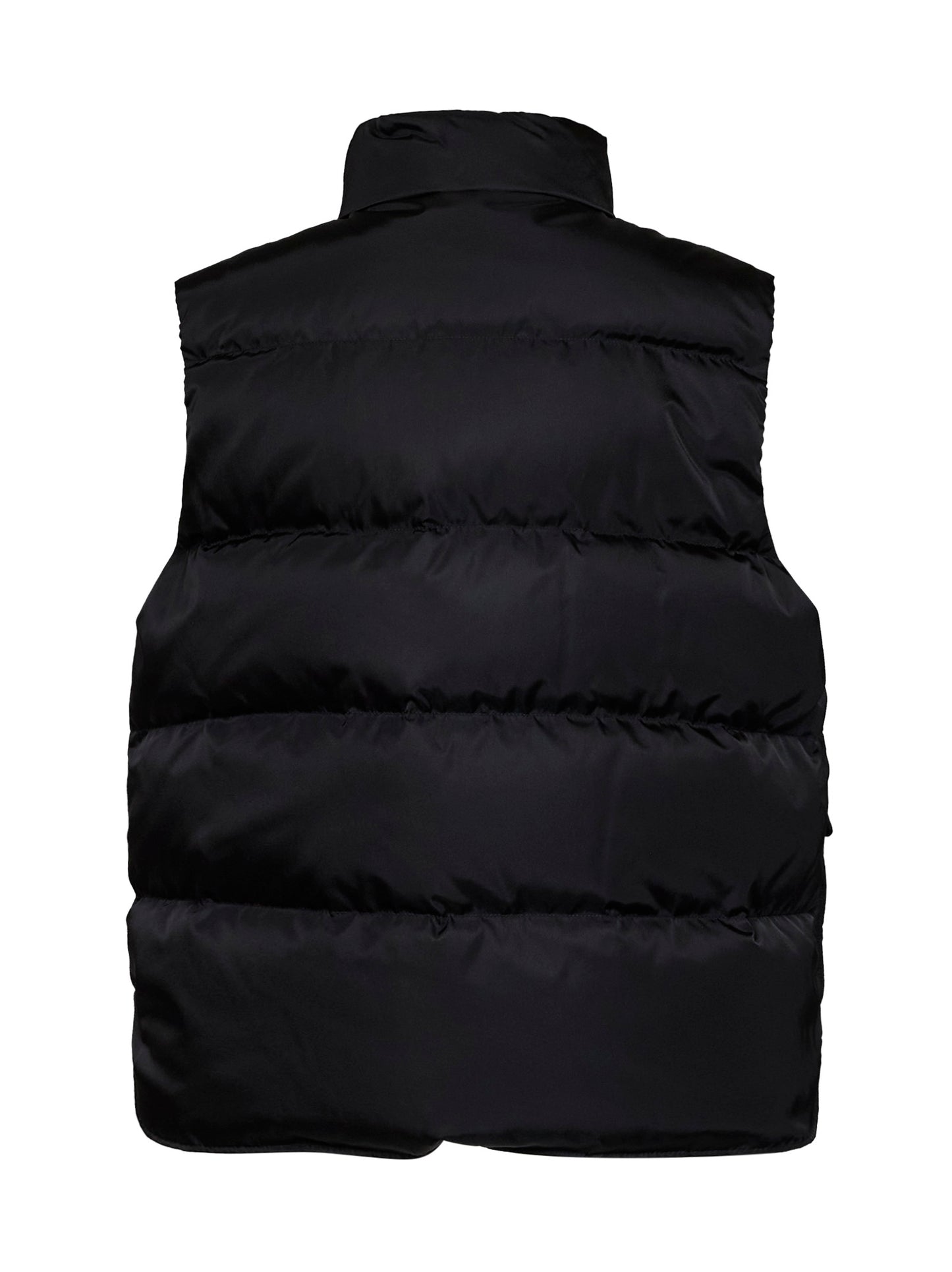 Gilet imbottito in Re-Nylon nero