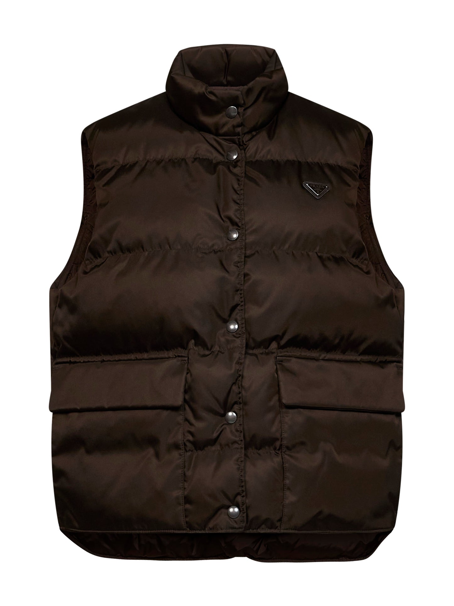 Cocoa Re-Nylon padded vest