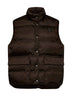 Cocoa Re-Nylon padded vest