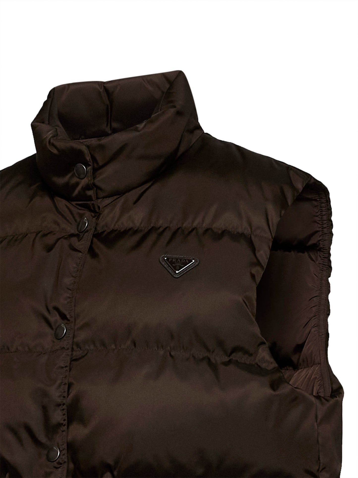 Cocoa Re-Nylon padded vest