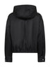 Blouson con cappuccio in Re-Nylon nero