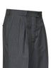 Pantaloni dritti in light mohair ardesia
