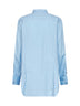 Sky blue poplin long-sleeved shirt