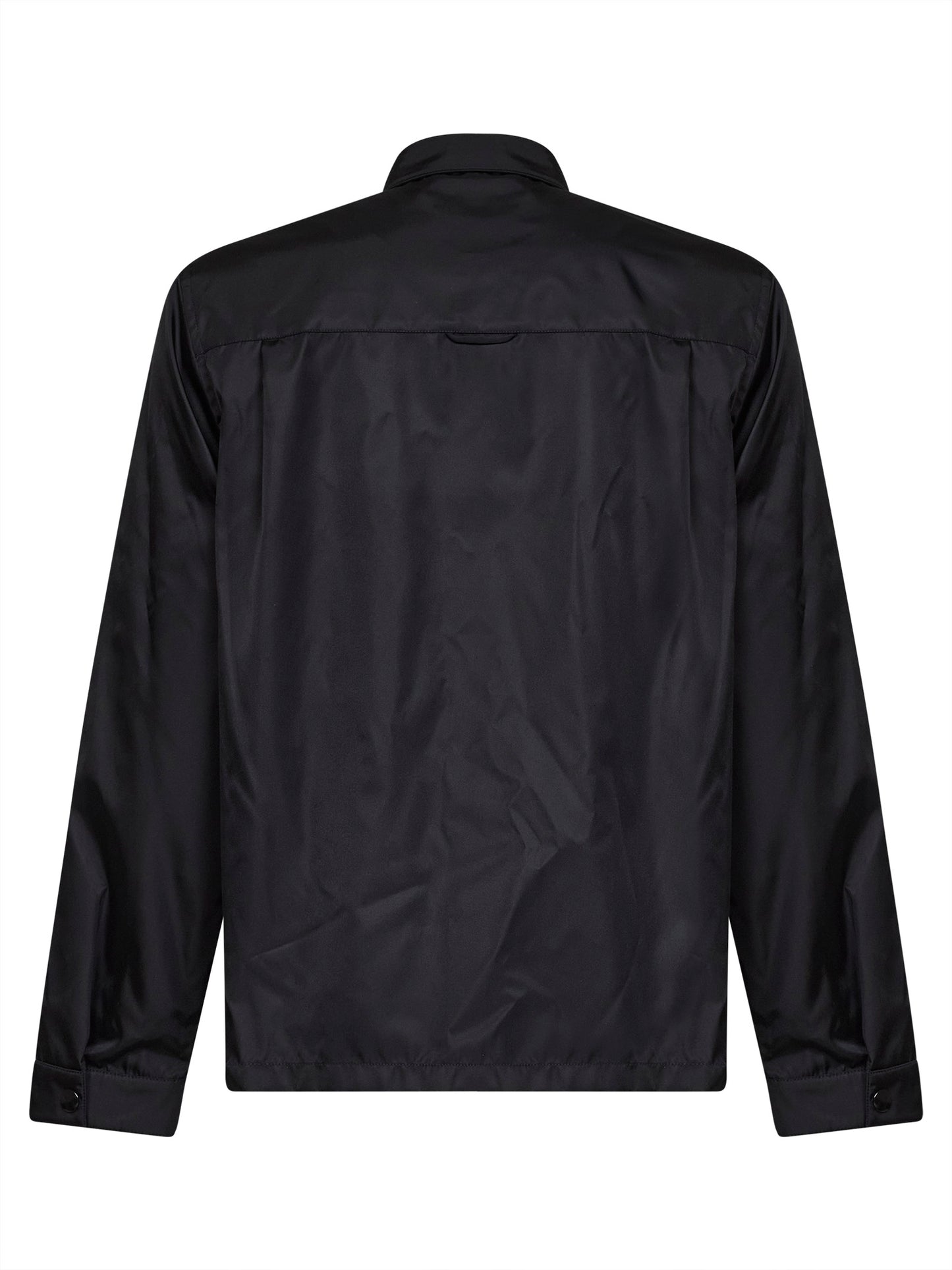 Camicia in Re-Nylon nero
