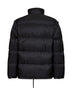 Black Re-Nylon down jacket with detachable sleeves