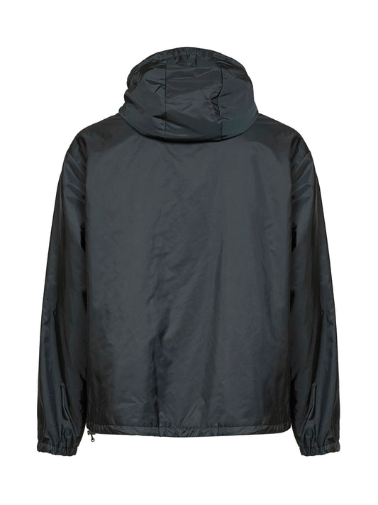 Forest green and black reversible Re-Nylon jacket