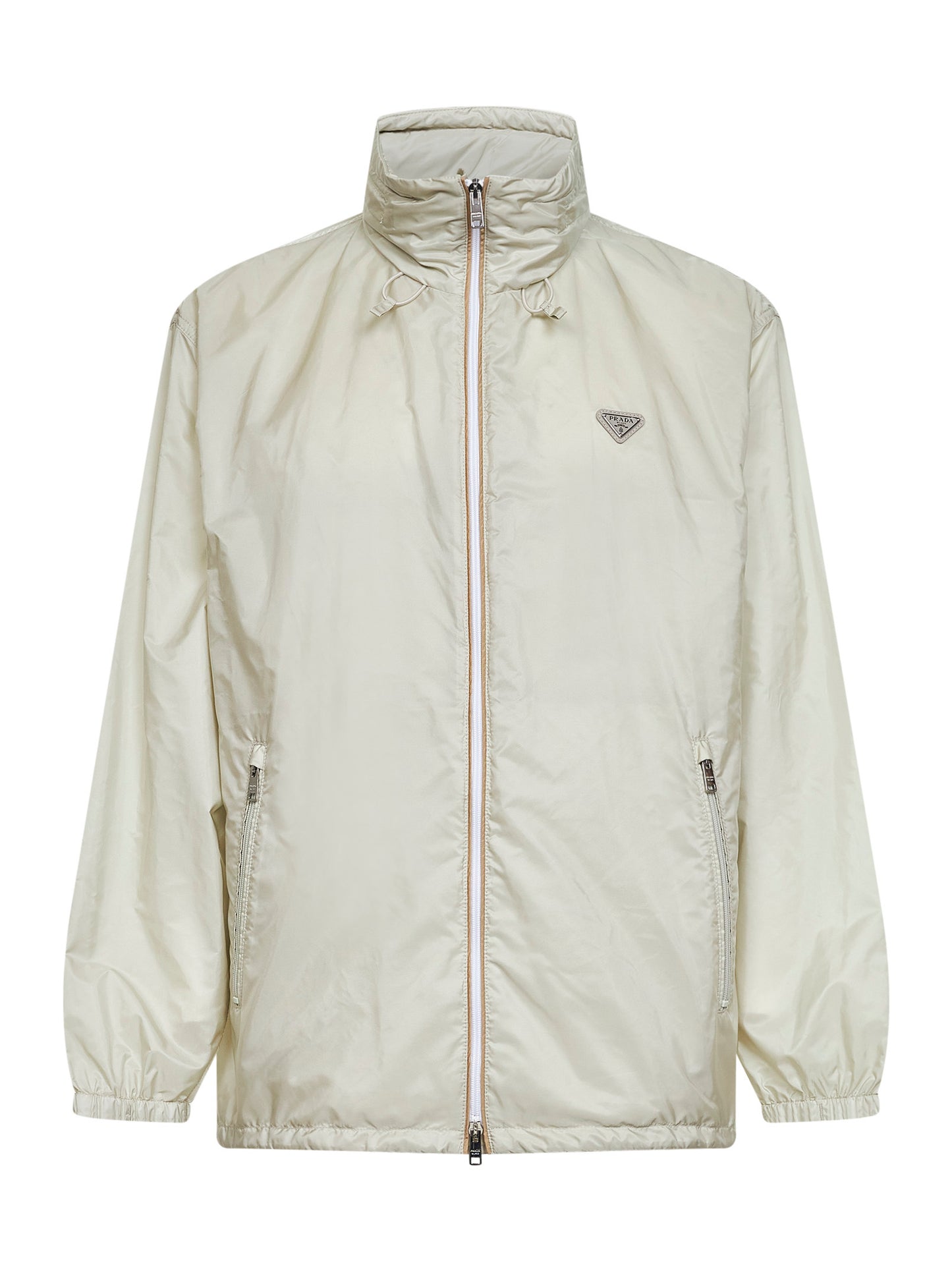 Talc Re-Nylon hooded jacket