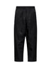 Pantaloni in Re-Nylon nero con vita elasticizzata