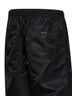 Pantaloni in Re-Nylon nero con vita elasticizzata