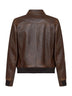 Burnt vintage leather blouson