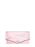 Heather pink printed silk twill scarf