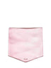 Heather pink printed silk twill scarf