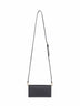Black mini bag with shoulder strap